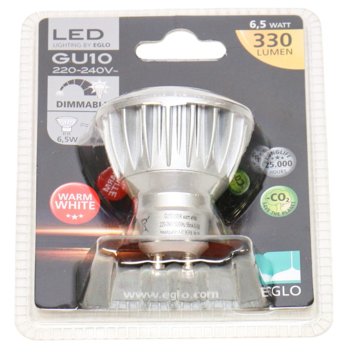 EGLO 6,5W-GU10 (Warm White) - Afbeelding 2