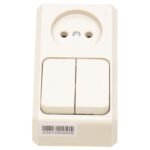 MERTEN 386554 (4045017) combi wandcontactdoos - Afbeelding 2