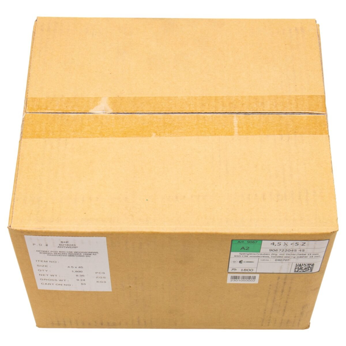 SCHAEFER + PETERS 9067 A2 4,5X45 Z (906722045 45) - Afbeelding 2