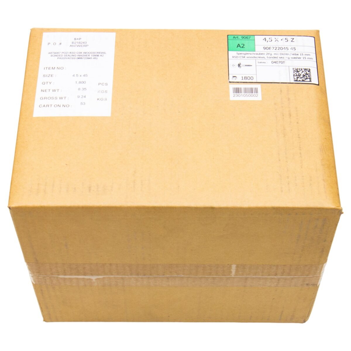 SCHAEFER + PETERS 9067 A2 4,5X45 Z (906722045 45) - Afbeelding 4