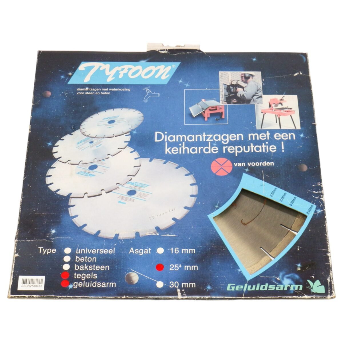 VOORDEN Diamond saw 350mm 25mm (Tiles) Tyfoon 240920 - Afbeelding 2