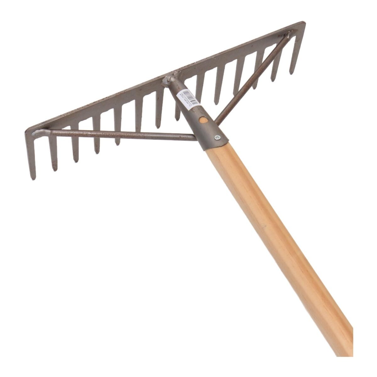 STREUDING Hark tuin 14-tands recht met steel - Afbeelding 3