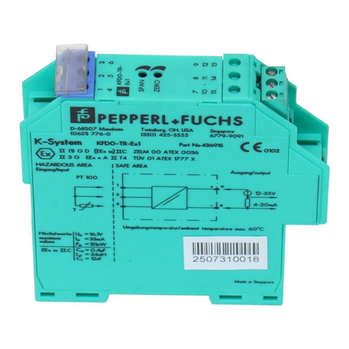 PEPPERL+FUCHS KFD0-TR-Ex1 436915 - Afbeelding 4