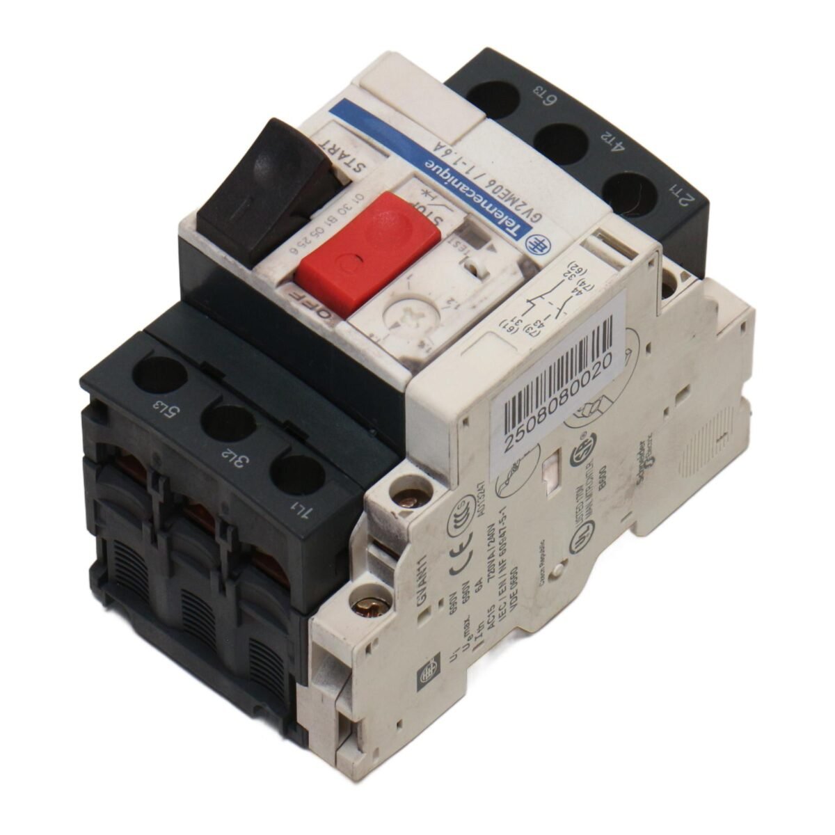 SCHNEIDER ELECTRIC GV2ME06/1-1.6A + GVAN11 - Afbeelding 5
