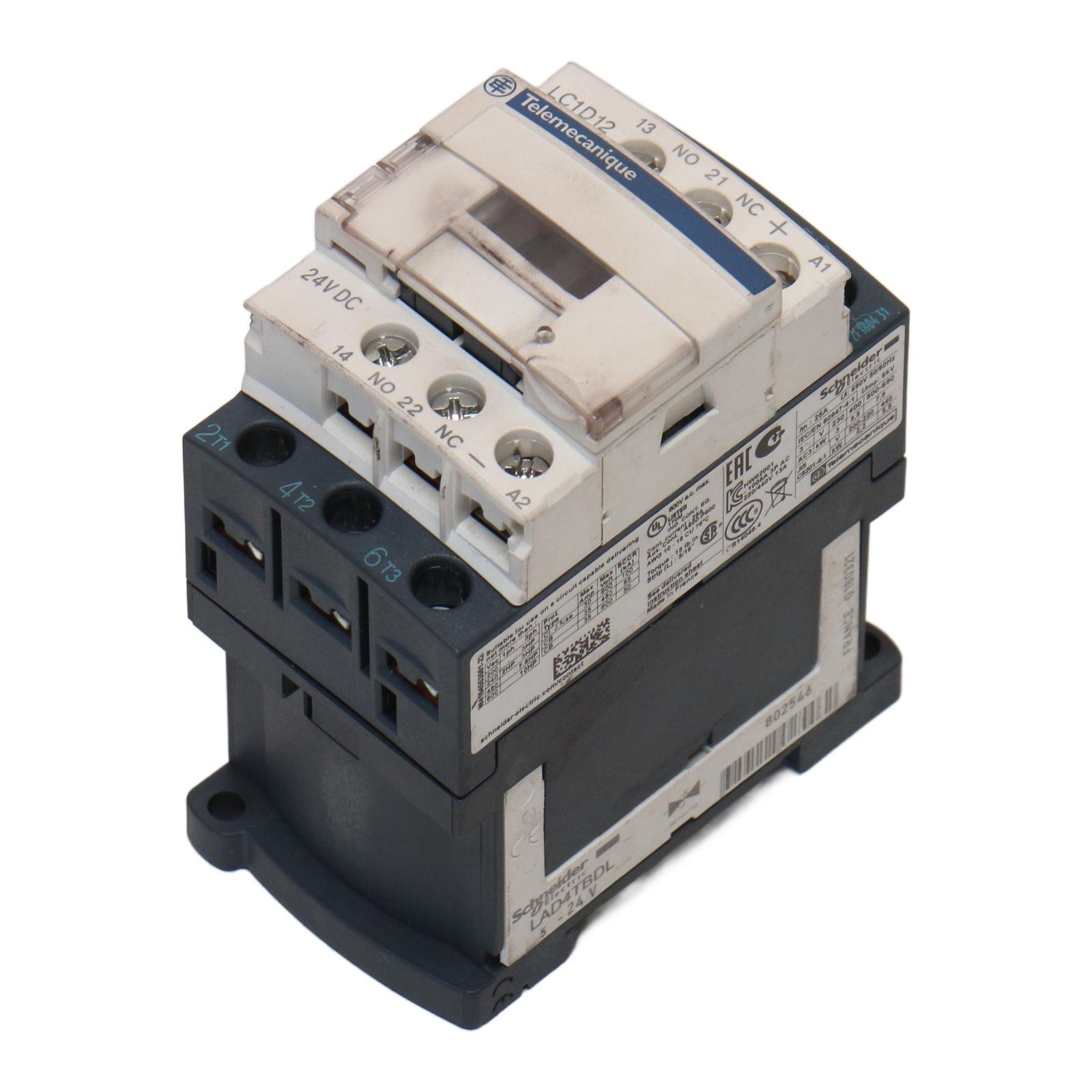 TELEMECANIQUE LC1D12BD + LAD4TBDL TELEMECANIQUE LC1D12BD + LAD4TBDL - Afbeelding 1