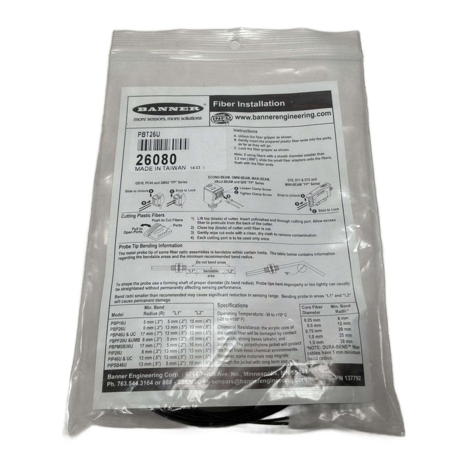 BANNER PBT26U BANNER PBT26U - Afbeelding 1