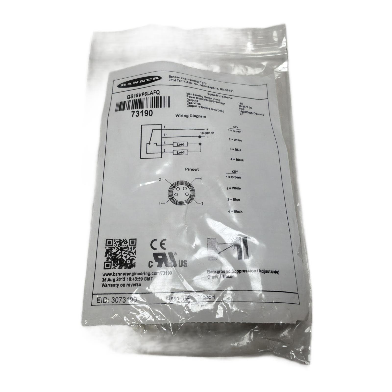 BANNER QS18VP6LAFQ BANNER QS18VP6LAFQ - Afbeelding 1