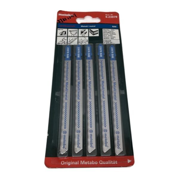 METABO 623978000 jig saw blades (5pcs)