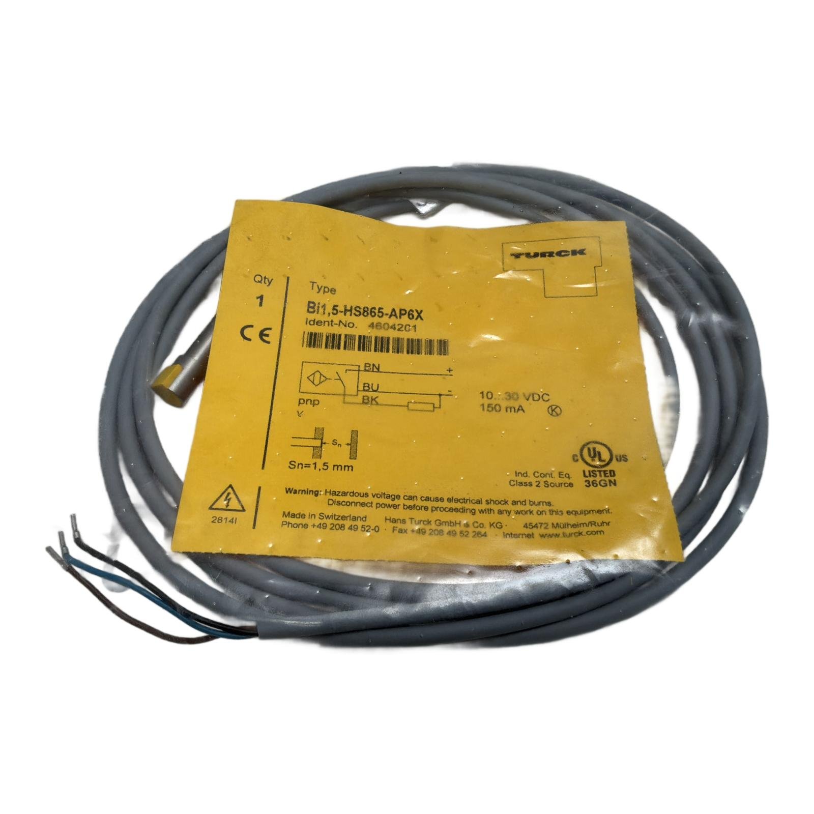 TURCK Bi1,5-HS865-AP6X TURCK Bi1,5-HS865-AP6X - Afbeelding 1