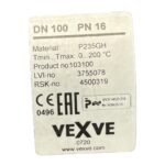 VEXVE DN100 PN16 Steel Ball Valve 103100 - Afbeelding 4