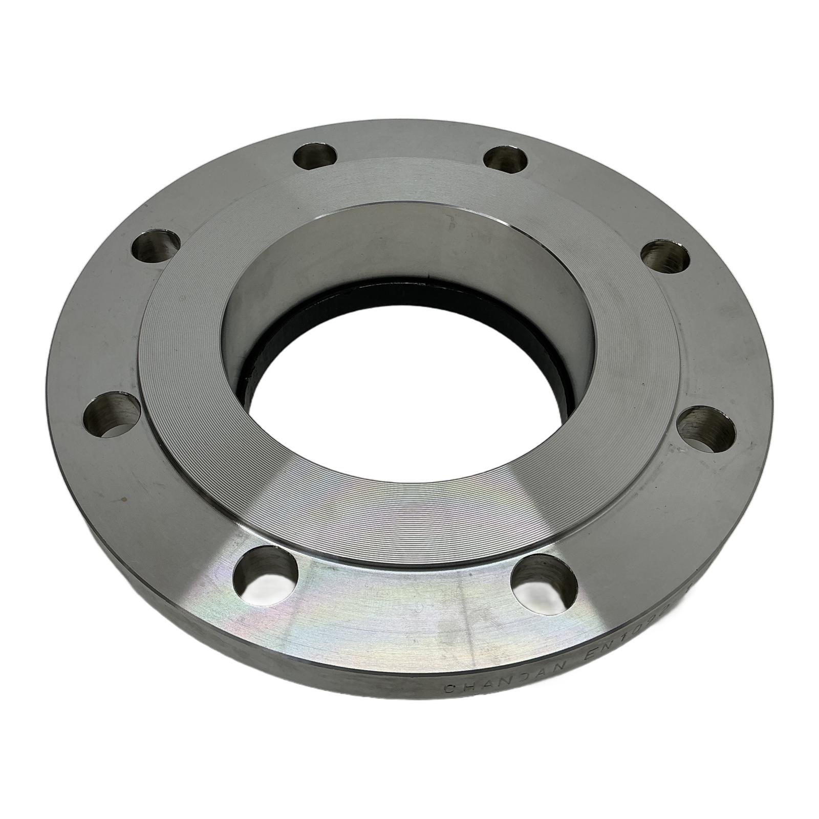 CHANDAN EN1092-1 Type 11 DN125 PN16 Stainless steel welding neck flange CHANDAN EN1092-1 Type 11 DN125 PN16 Stainless steel welding neck flange - Afbeelding 1