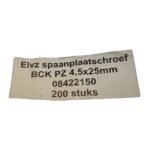 ELVZ spaanplaatschroef 4,5x25mm PZ elvz 08422150 - Afbeelding 5