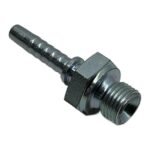 GEEVE HYDRAULICS B.V. 10240-04-04 Slangpilaar - 10 serie - 1/4 BSP buitendraad 60° conus (AGR), staal gegalvaniseerd