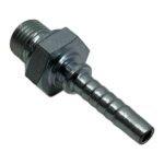 GEEVE HYDRAULICS B.V. 10240-04-04 Slangpilaar - 10 serie - 1/4 BSP buitendraad 60° conus (AGR), staal gegalvaniseerd - Afbeelding 3
