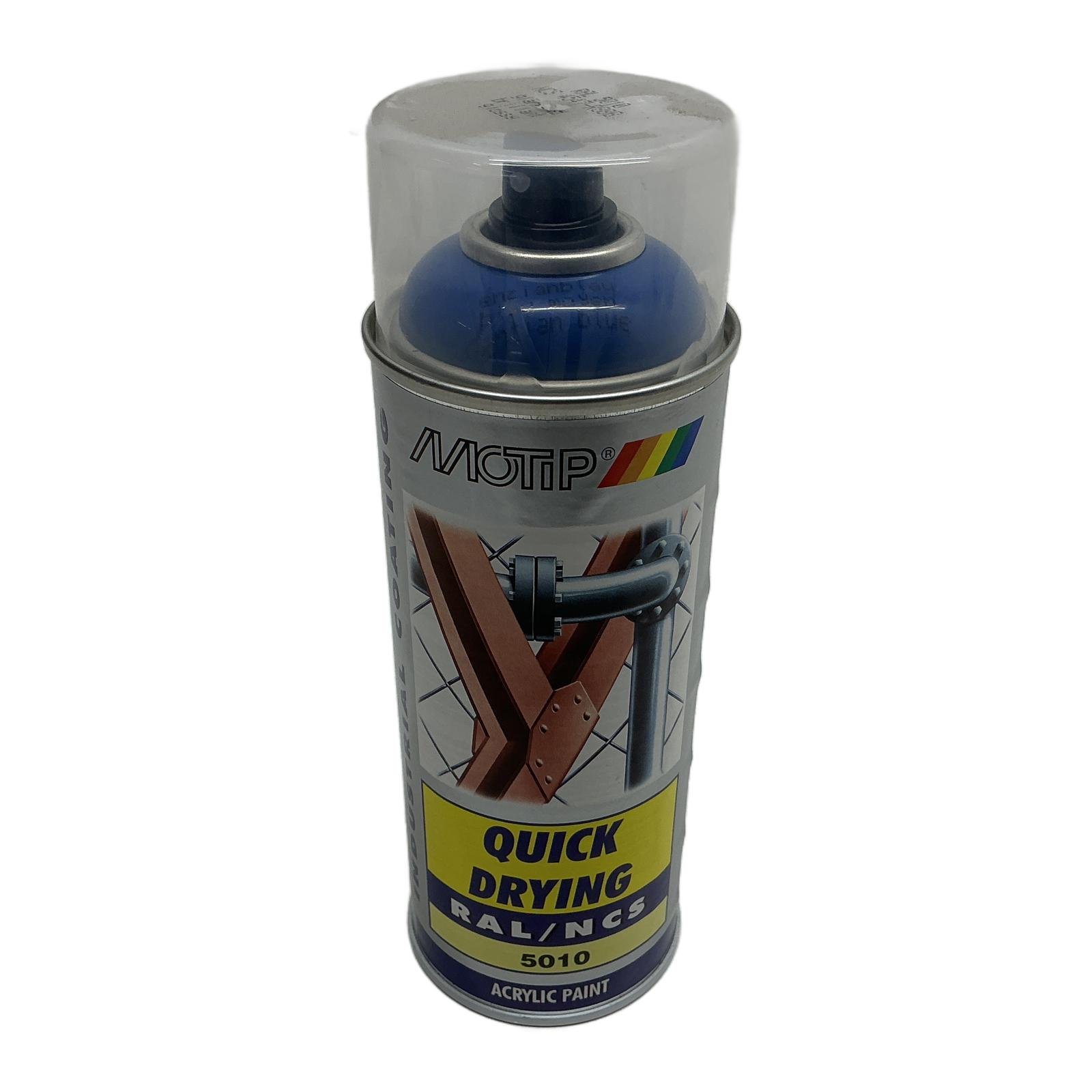 MOTIP Quick Drying Acrylic Paint - RAL 5010 Gentian Blue MOTIP Quick Drying Acrylic Paint - RAL 5010 Gentian Blue - Afbeelding 1