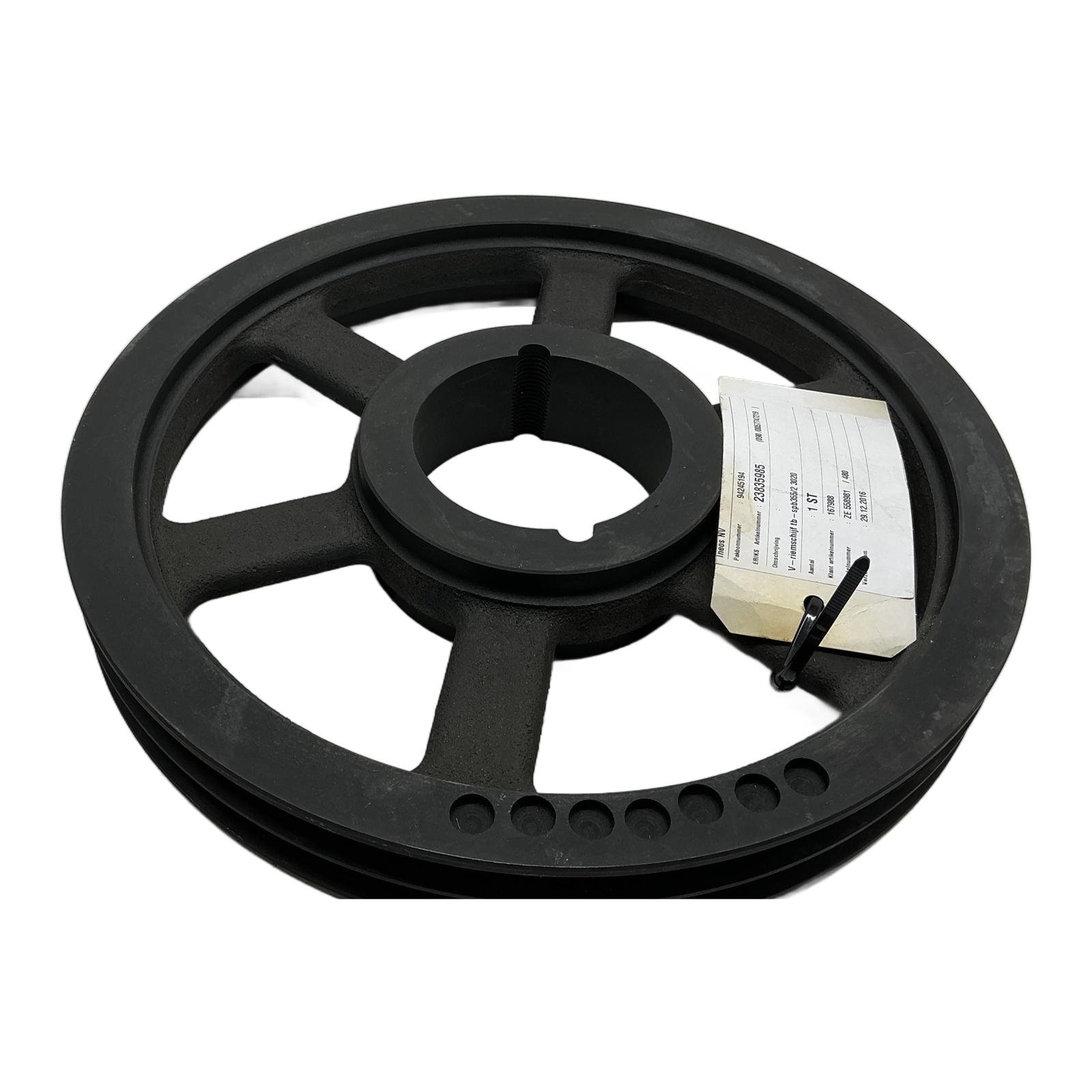 OPTIBELT V-Belt Pulley SPB 355/2 Taper Lock 3020 - 2-Groove Cast Iron Sheave OPTIBELT V-Belt Pulley SPB 355/2 Taper Lock 3020 - 2-Groove Cast Iron Sheave - Afbeelding 1