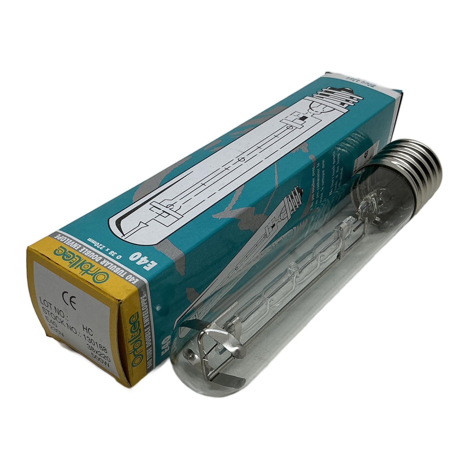 ORBITEC 130188 E40 230V 38x220 500W ORBITEC 130188 E40 230V 38x220 500W - Afbeelding 1