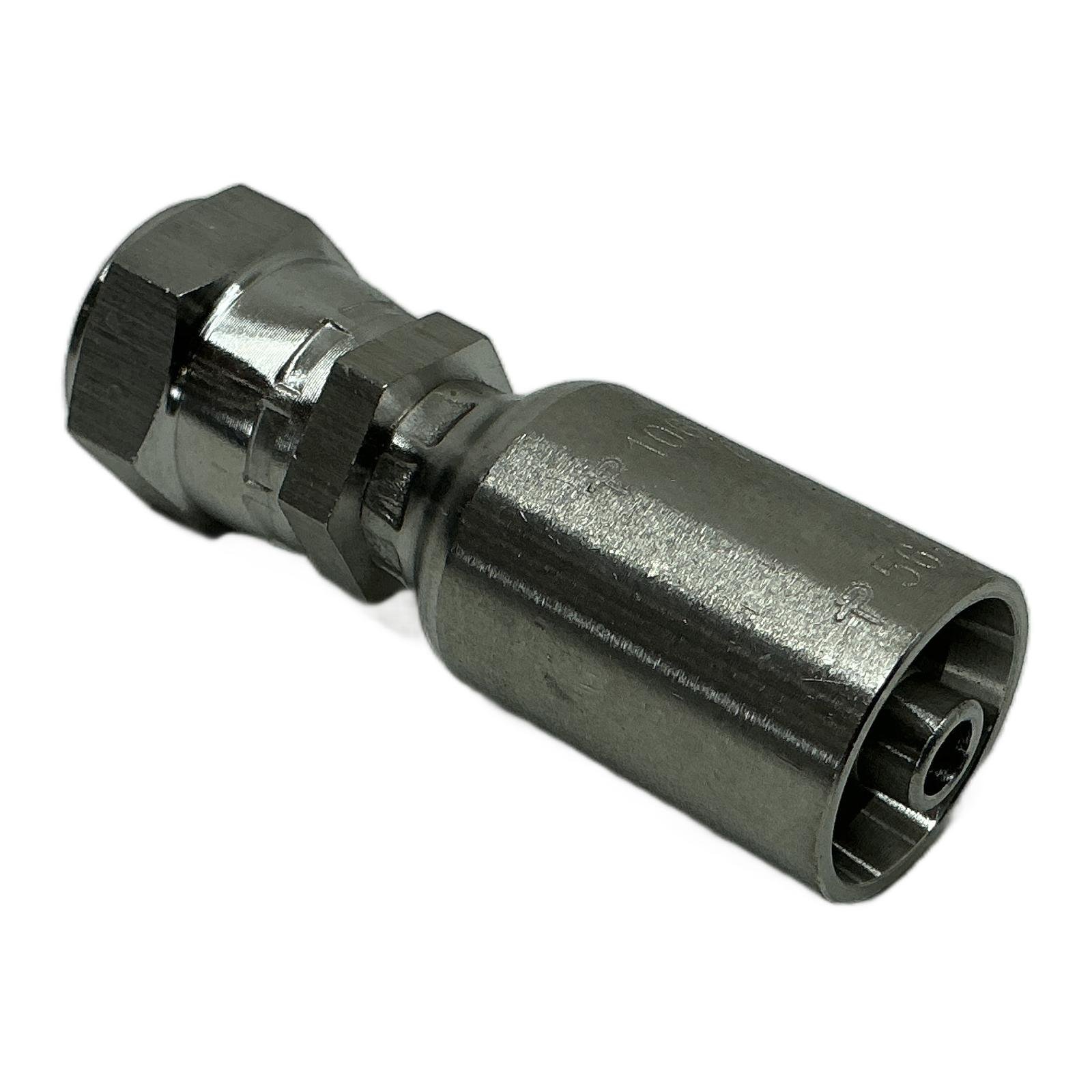 PARKER HANNIFIN 10656-4-4C-SM 1/4" (I.D.) 7/16"-20 UNF Female JIC 37° - Swivel PARKER HANNIFIN 10656-4-4C-SM 1/4" (I.D.) 7/16"-20 UNF Female JIC 37° - Swivel - Afbeelding 1