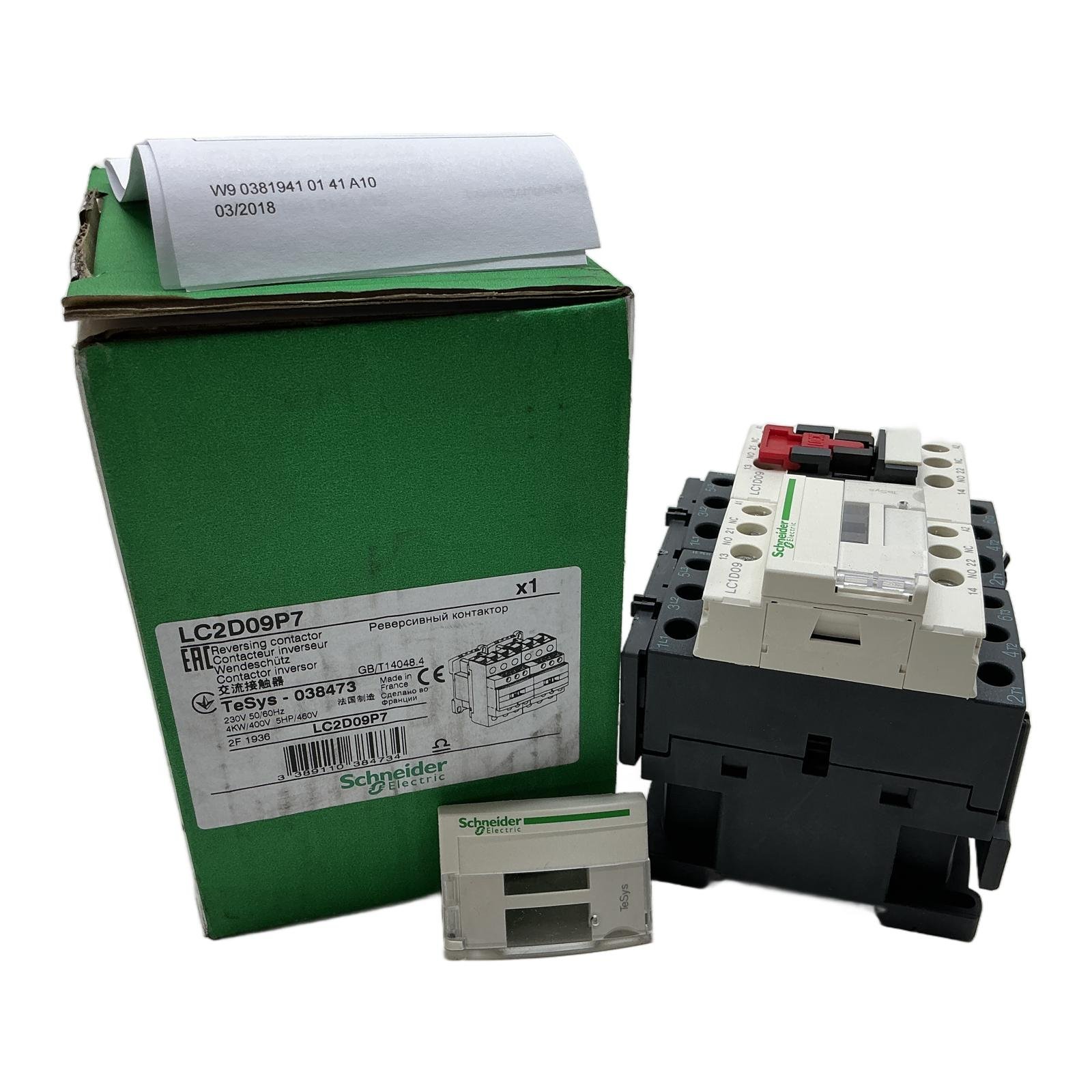 SCHNEIDER ELECTRIC LC2D09P7 038473 SCHNEIDER ELECTRIC LC2D09P7 038473 - Afbeelding 1