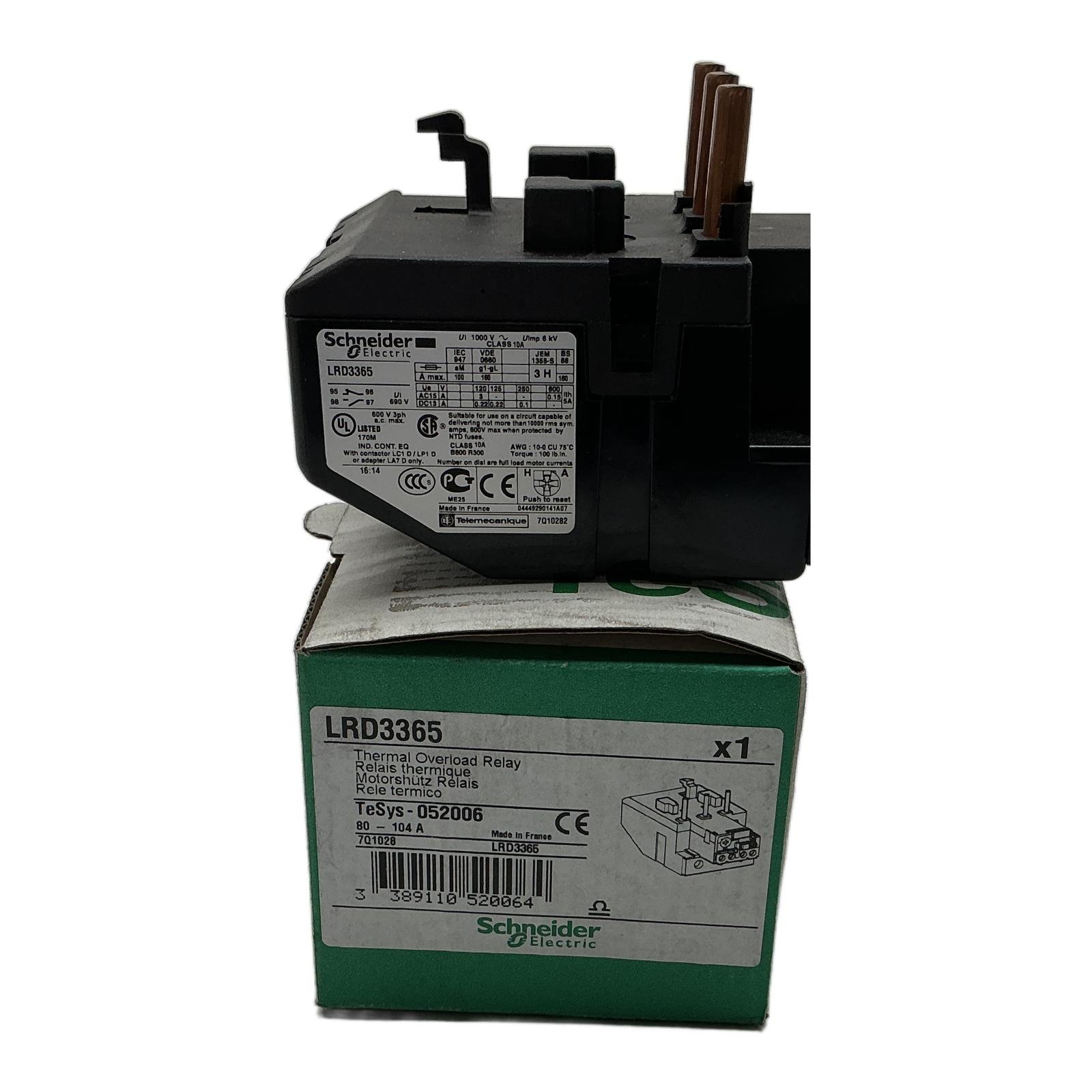 SCHNEIDER ELECTRIC LRD3365 052006 SCHNEIDER ELECTRIC LRD3365 052006 - Afbeelding 1