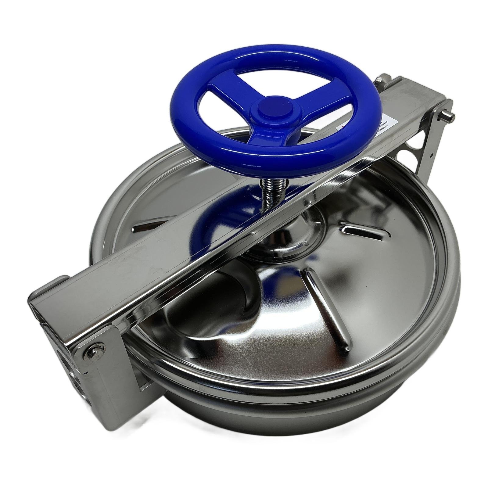 ZORZINI Type 210 306mm Round manwaydoor for stainless steel tanks ZORZINI Type 210 306mm Round manwaydoor for stainless steel tanks - Afbeelding 1