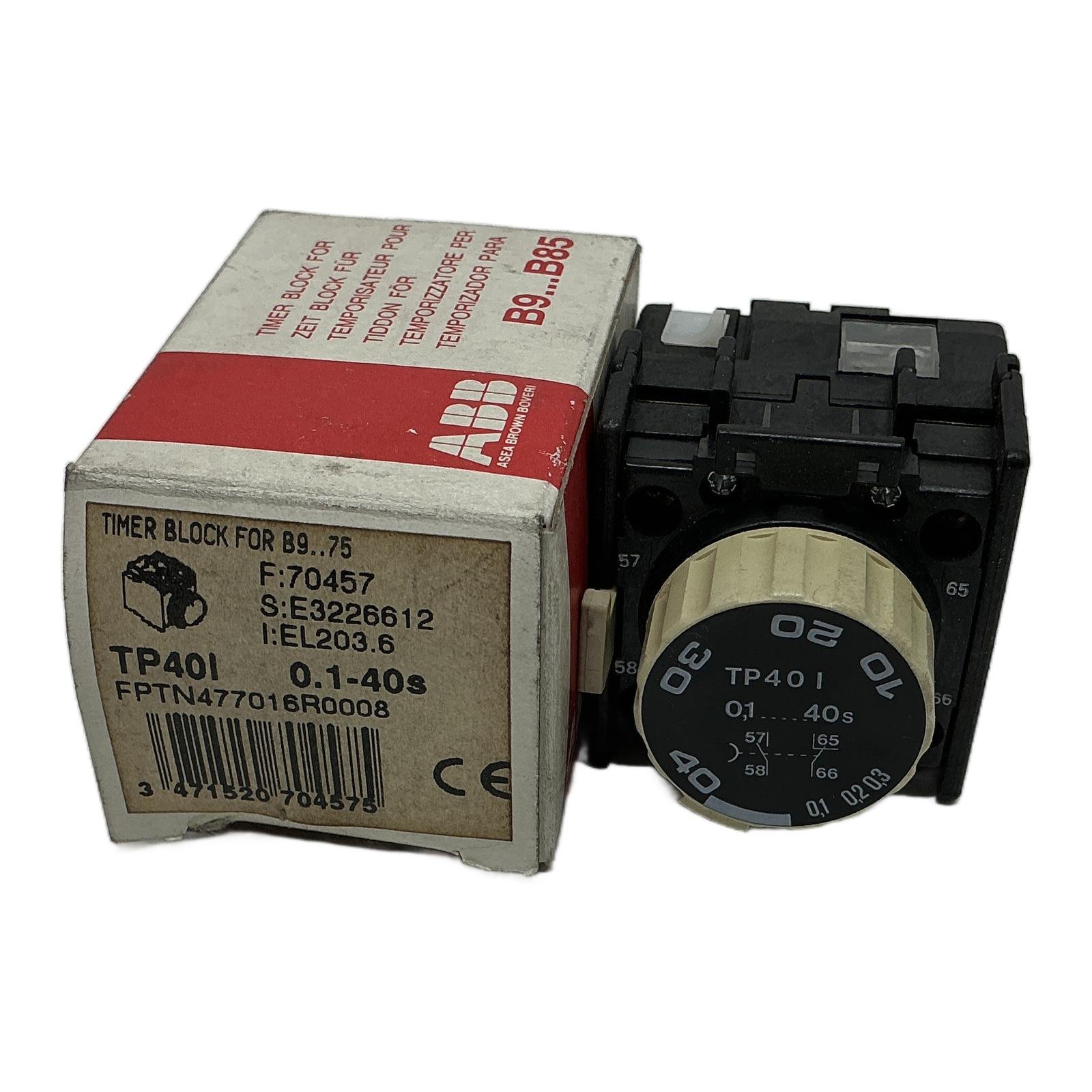 ABB TP40I FPTN477016R0008 ABB TP40I FPTN477016R0008 - Afbeelding 1