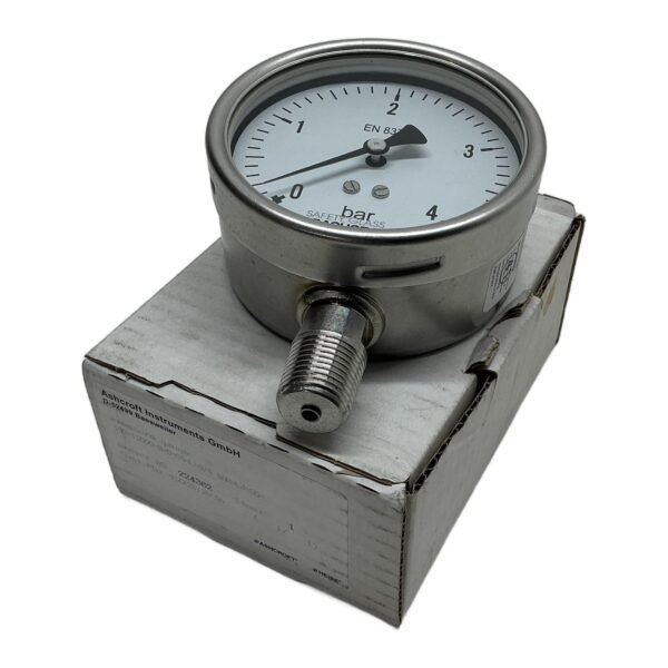 ASHCROFT 100=T5500=S=D=04=L=0/4 BAR=LJ=SG= Gauge