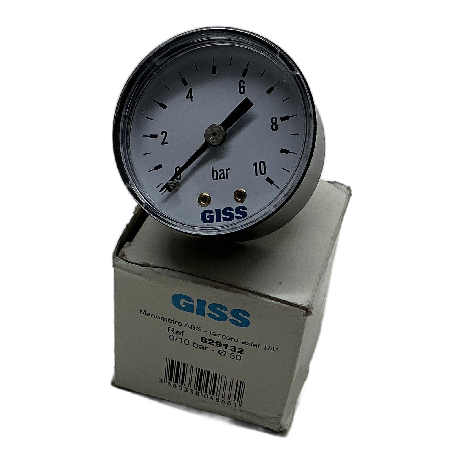 GISS 829132 Gauge 0-10bar 50dia GISS 829132 Gauge 0-10bar 50dia - Afbeelding 1
