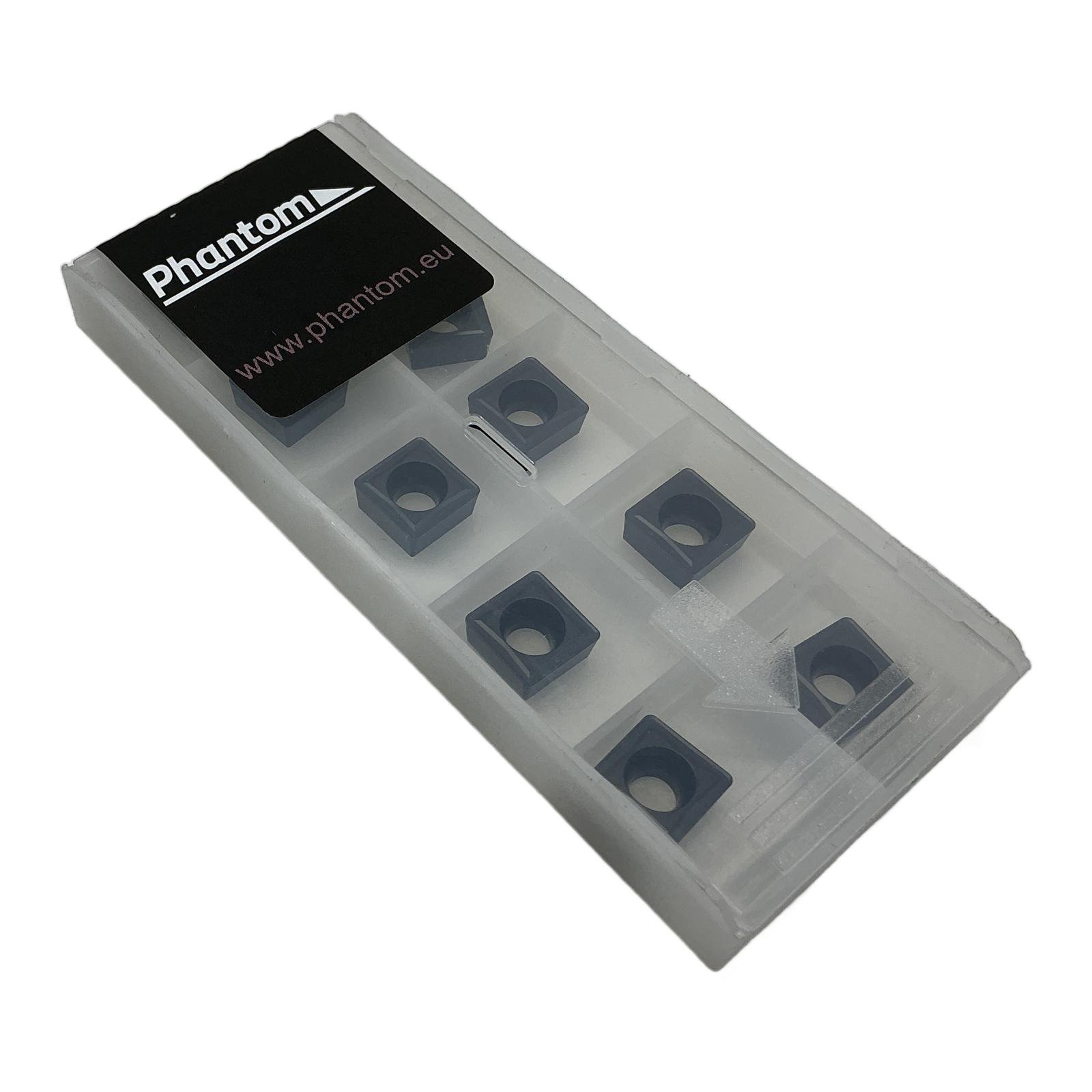 PHANTOM SCMT 09T308-PM3 Inserts HC-P25/M20 (10pcs) PHANTOM SCMT 09T308-PM3 Inserts HC-P25/M20 (10pcs) - Afbeelding 1
