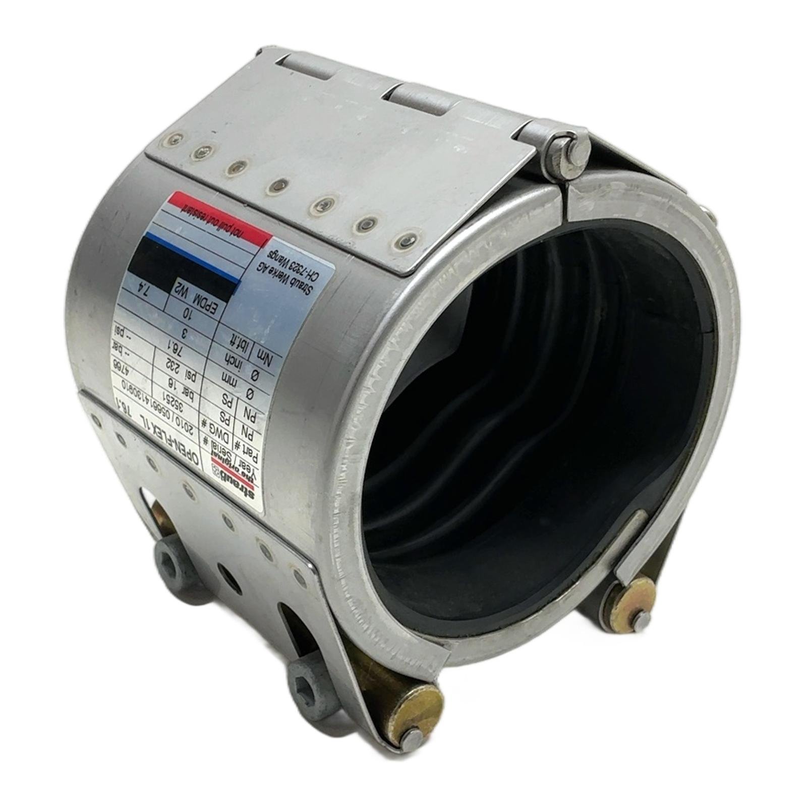 STRAUB OPEN-FLEX 1L 76.1mm 3" 35251 STRAUB OPEN-FLEX 1L 76.1mm 3" 35251 - Afbeelding 1