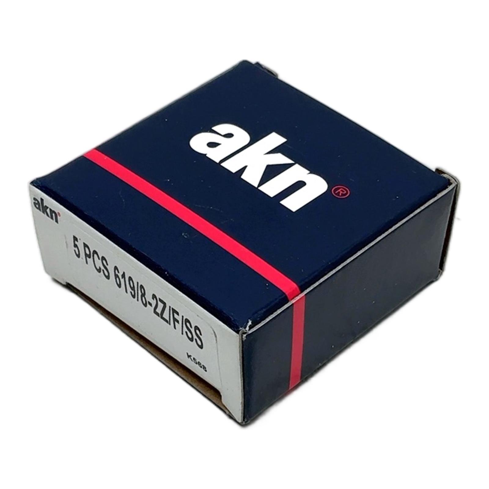 AKN 619/8-2Z/F/SS (5pcs) AKN 619/8-2Z/F/SS (5pcs) - Afbeelding 1