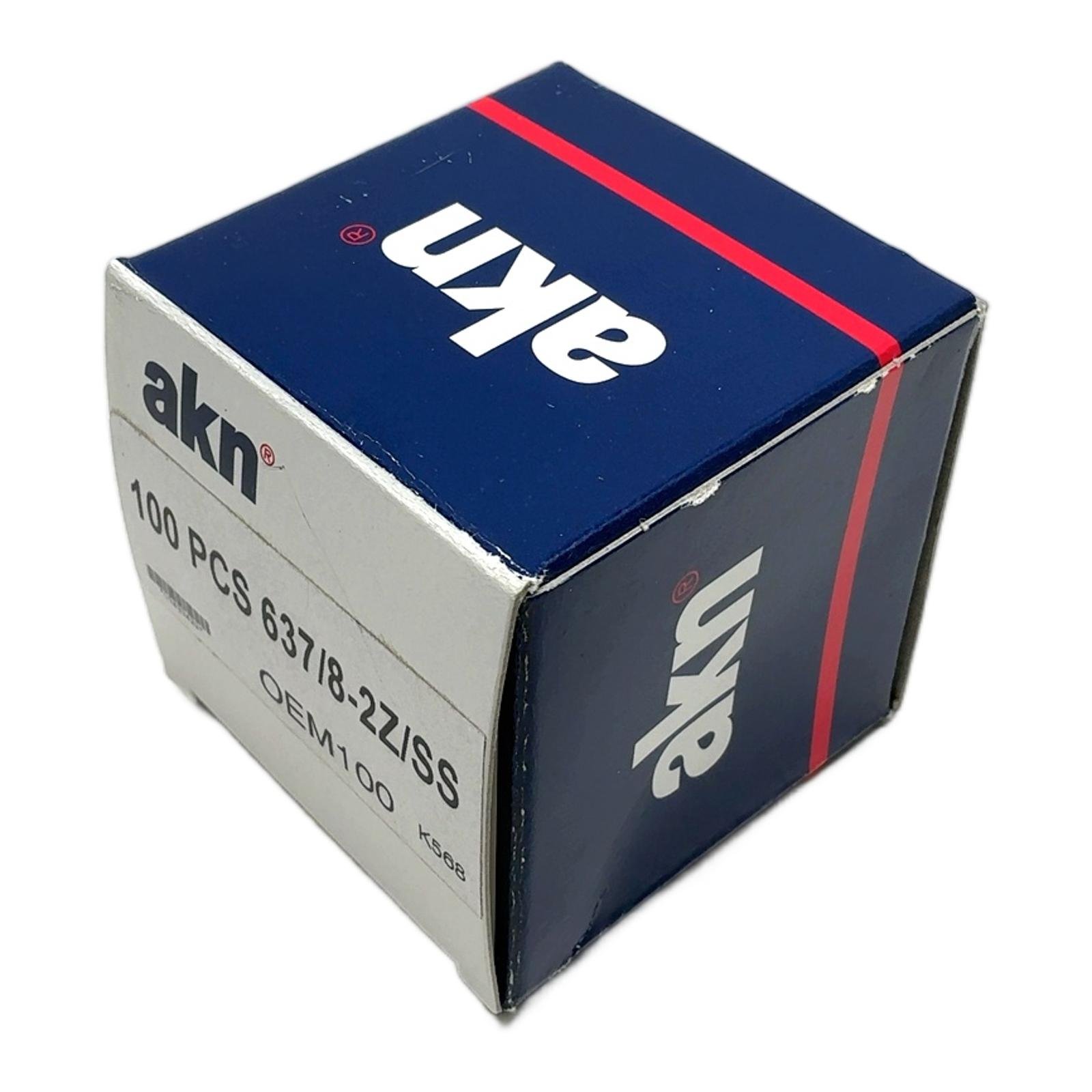 AKN 637/8-2Z/SS (100pcs) AKN 637/8-2Z/SS (100pcs) - Afbeelding 1