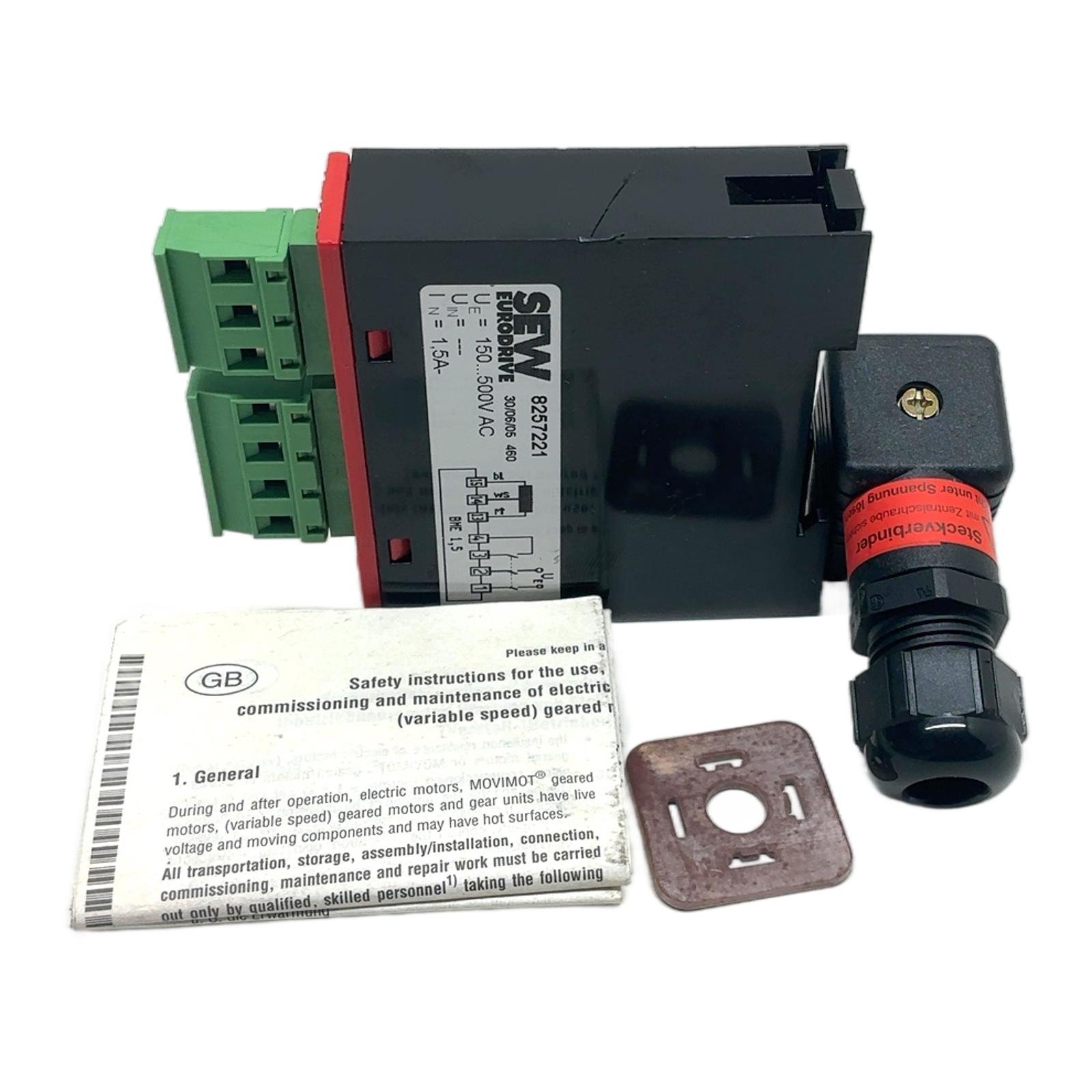 SEW-EURODRIVE BME 1.5 8257221 SEW-EURODRIVE BME 1.5 8257221 - Afbeelding 1