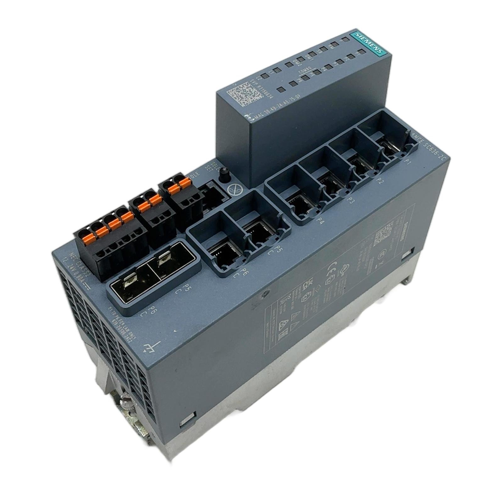 SIEMENS 6GK5636-2GS00-2AC2 SCALANCE SC636-2C SIEMENS 6GK5636-2GS00-2AC2 SCALANCE SC636-2C - Afbeelding 1