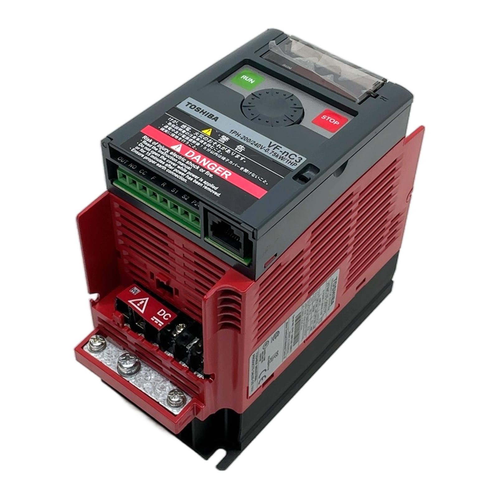 TOSHIBA VF-nC3 VFNC3S-2007PL 0,75kW TOSHIBA VF-nC3 VFNC3S-2007PL 0,75kW - Afbeelding 1