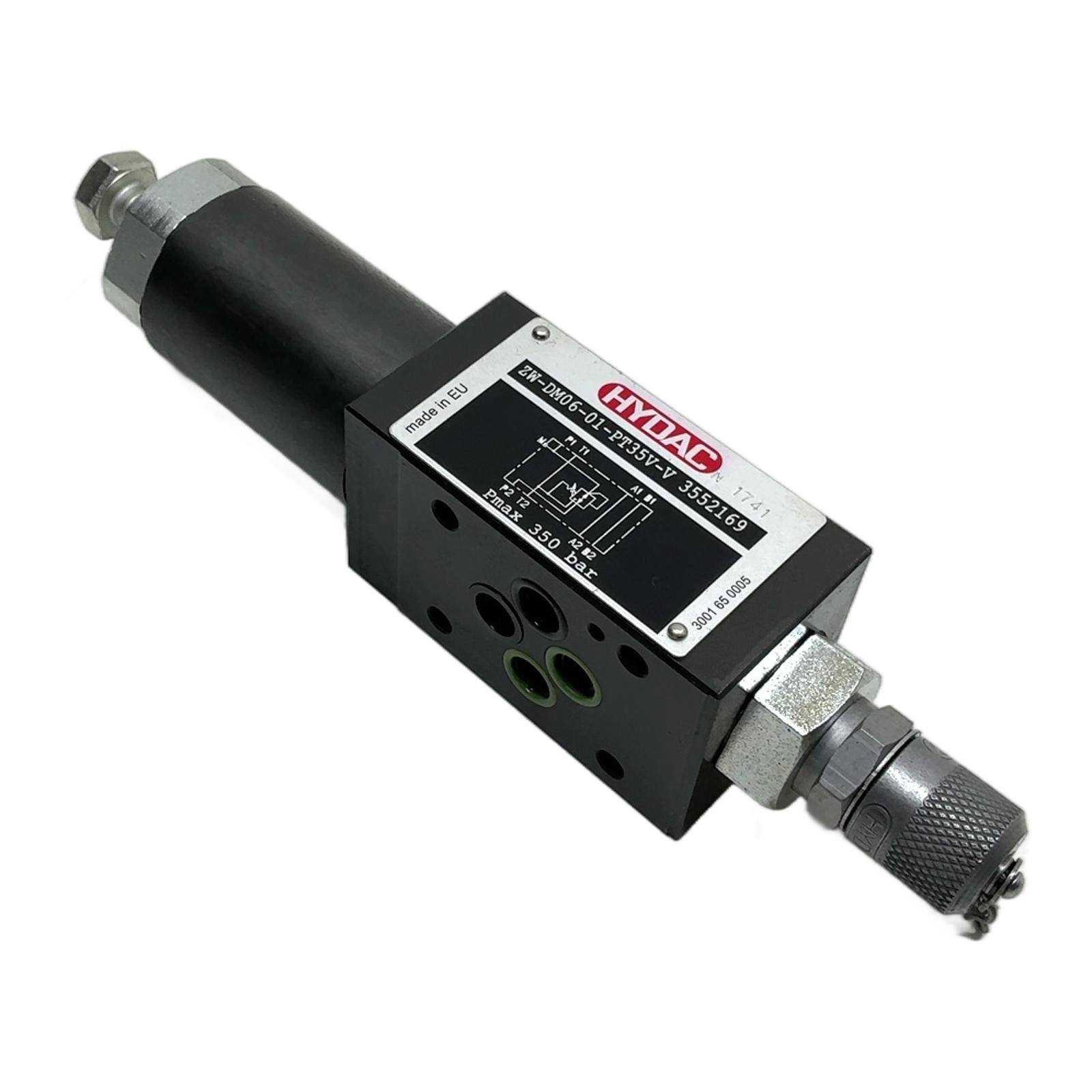 HYDAC ZW-DM06-01-PT35V-V 3552169 HYDAC ZW-DM06-01-PT35V-V 3552169 - Afbeelding 1