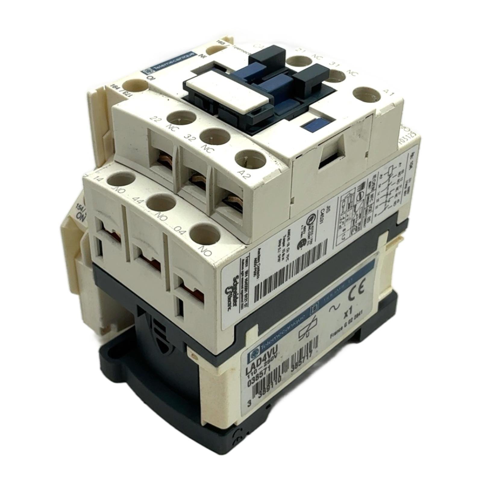 TELEMECANIQUE CAD32 LAD8N20 LAD4VU TELEMECANIQUE CAD32 LAD8N20 LAD4VU - Afbeelding 1