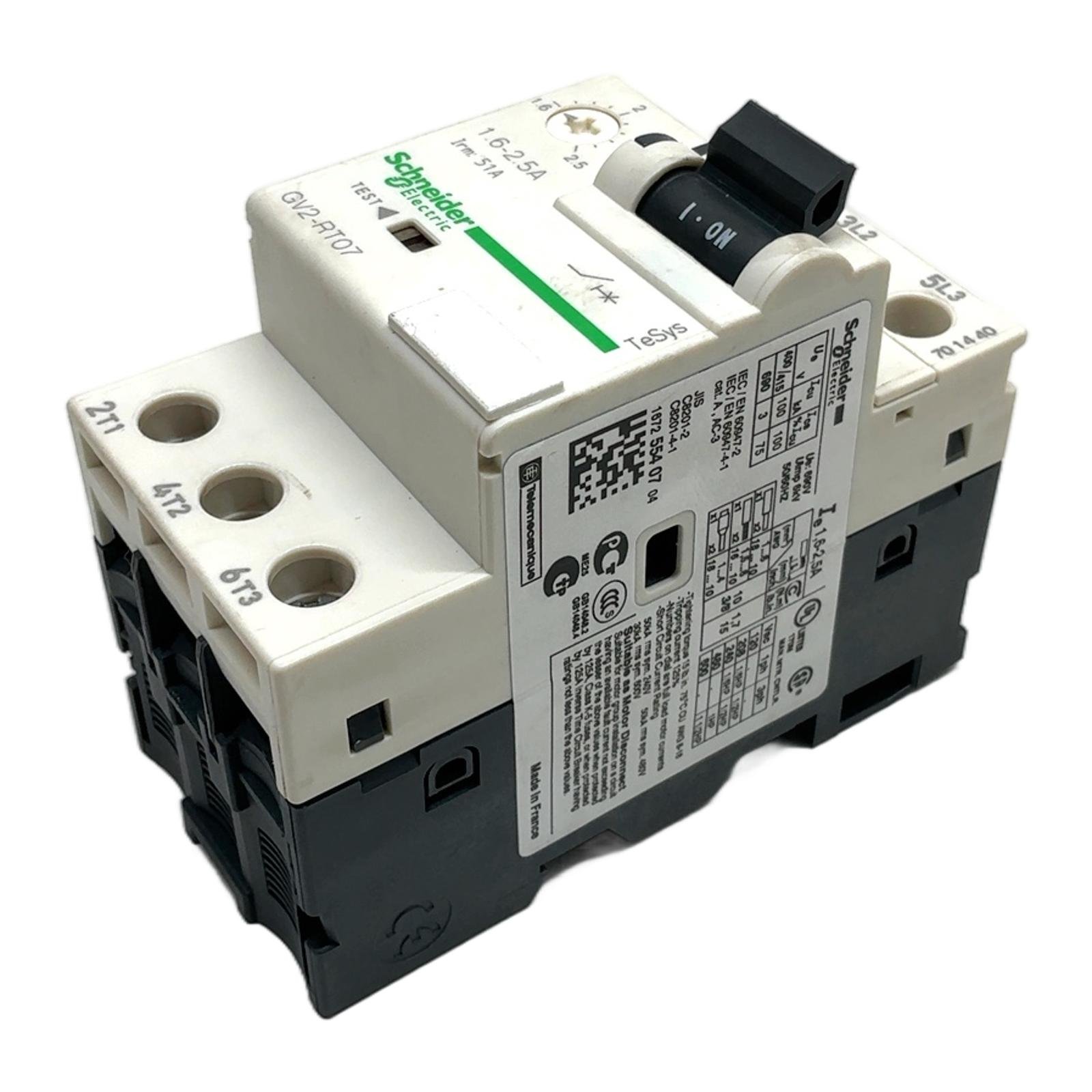 SCHNEIDER ELECTRIC GV2-RT07 SCHNEIDER ELECTRIC GV2-RT07 - Afbeelding 1