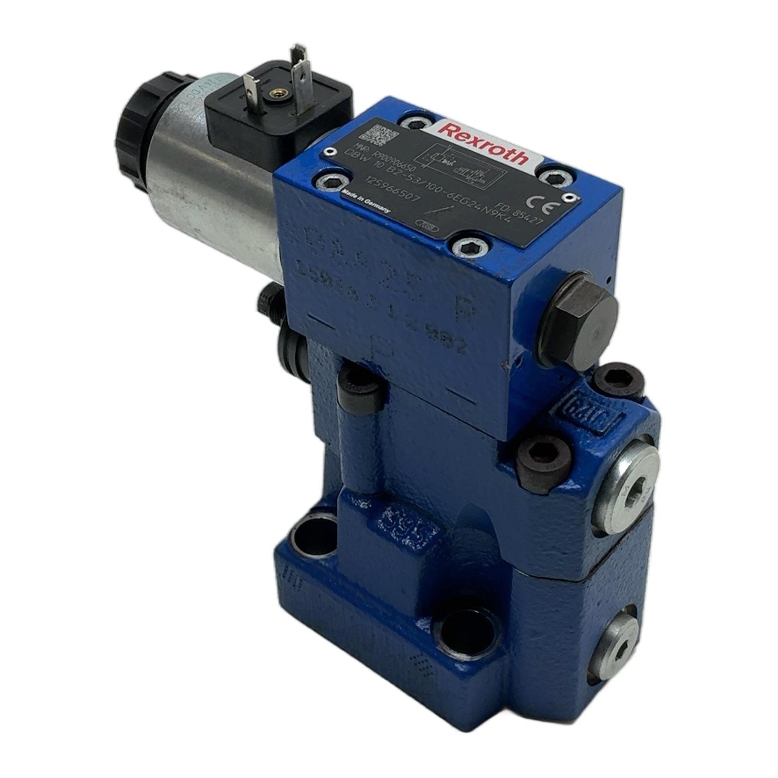REXROTH DBW 10 B2-53/100-6EG24N9K4 R900906650 REXROTH DBW 10 B2-53/100-6EG24N9K4 R900906650 - Afbeelding 1