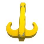 SAPEM 8T Ramshorn Double Crane Hook Extended Shank Type 91926 - Afbeelding 2