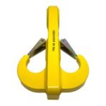 SAPEM 8T Ramshorn Double Crane Hook with Safety Latches Type 94550-C - Afbeelding 2