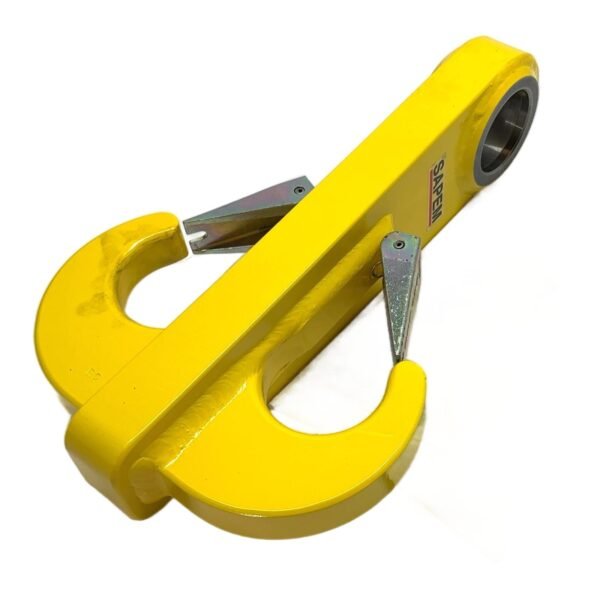 SAPEM 8T Ramshorn Double Crane Hook with Safety Latches Type 94550-C