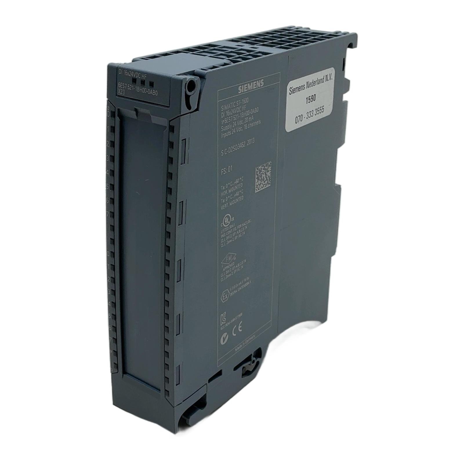 SIEMENS 6ES7521-1BH00-0AB0 SIEMENS 6ES7521-1BH00-0AB0 - Afbeelding 1
